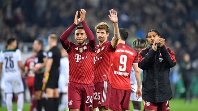 Nach der 0:5-Pleite in Gladbach sind die Bayern-Profis bei Union Berlin gefordert. Nach der 0:5-Pleite in Gladbach sind die Bayern-Profis bei Union Berlin gefordert.