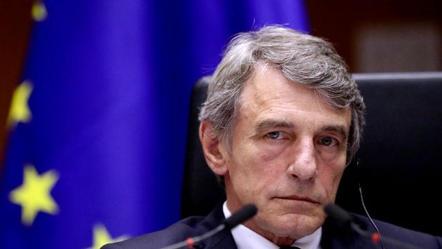 Der Präsident des Europäischen Parlaments, David Sassoli.
