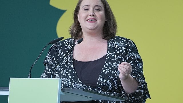 Ricarda Lang, stellvertretende Bundesvorsitzende von Bündnis 90/Die Grünen. Ricarda Lang, stellvertretende Bundesvorsitzende von Bündnis 90/Die Grünen.