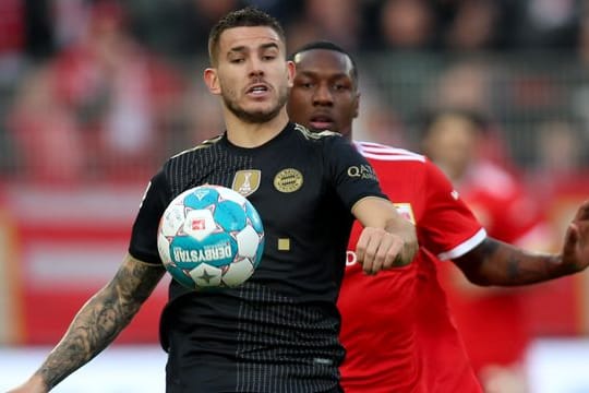 Musste beim Bayern-Sieg bei Union ausgewechselt werden: Lucas Hernández.
