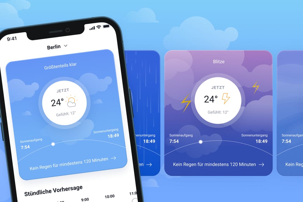 Die neue Wetter-App von t-online