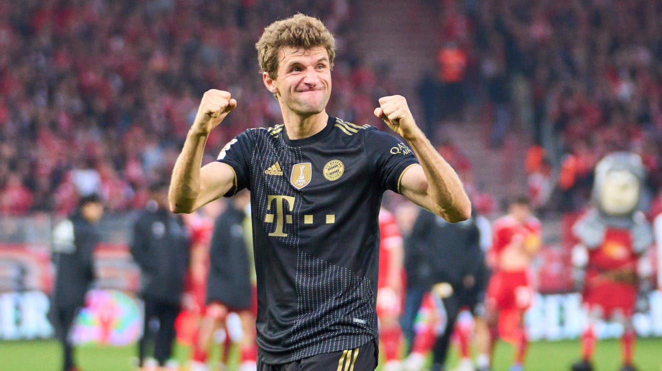 Thomas Müller: Der Bayern-Star und sein Team spielen daheim gegen Benfica.