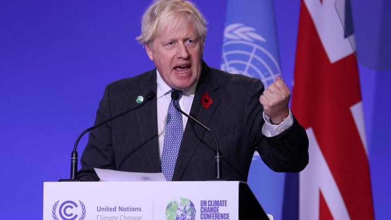 Boris Johnson: "Es ist eine Minute vor Mitternacht auf der Uhr des Weltuntergangs."