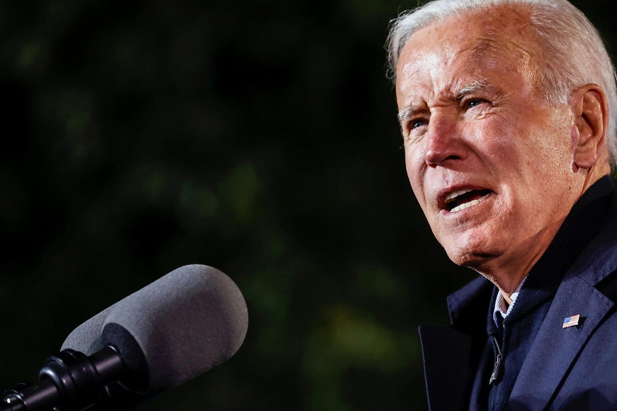 Unterstützung oder Belastung? US-Präsident Joe Biden spricht in Virginia.