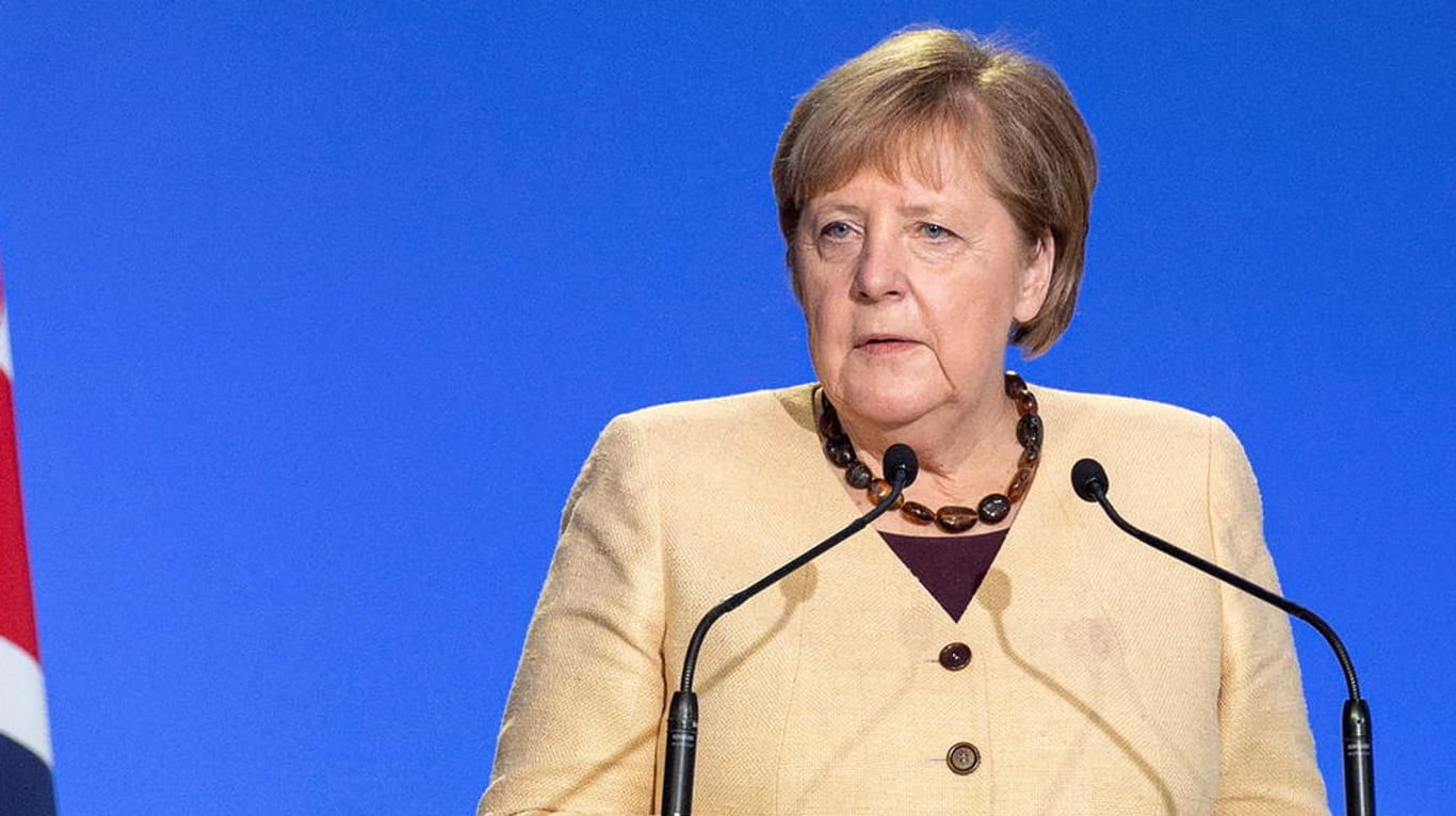 Bundeskanzlerin Angela Merkel bei der COP26: "Wir sind nicht da, wo wir hinmüssen".