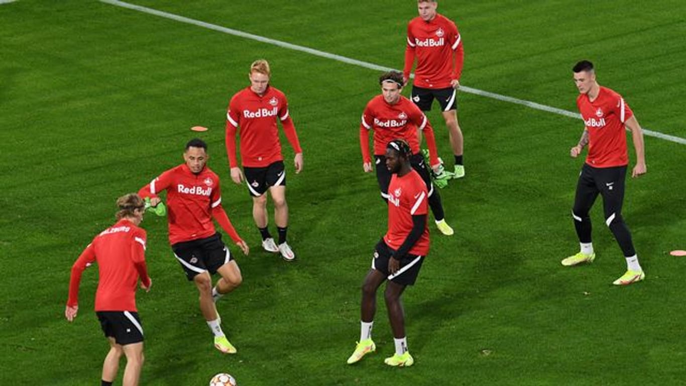 RB Salzburg - Training vor Champions League Spiel