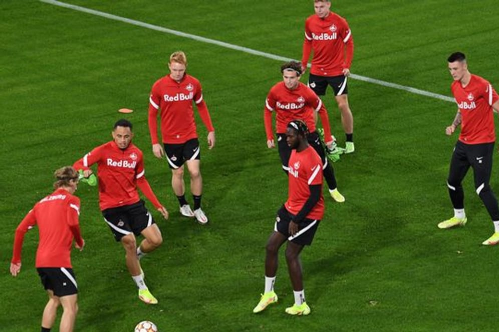RB Salzburg - Training vor Champions League Spiel