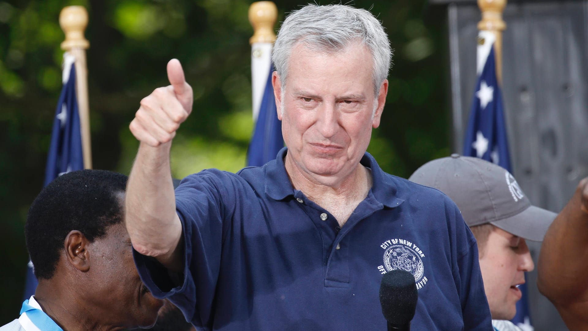 New Yorks Bürgermeister Bill de Blasio: Die Stadt greift bei der Impfpflicht hart durch.