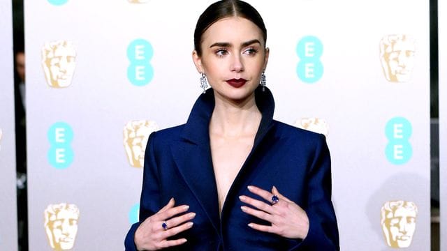 Schauspielerin Lily Collins bei der 72.