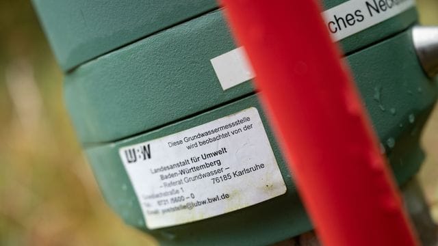 Grundwassermessstelle in Baden-Württemberg