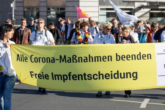 Demonstration gegen Corona-Politik