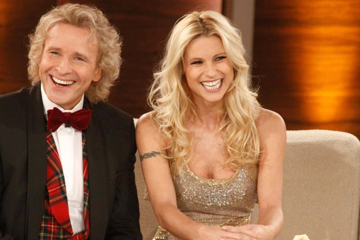 Thomas Gottschalk und Michelle Hunziker: Bei "Wetten, dass..?" werden sie am Samstag wieder zusammen auf der ZDF-Couch sitzen.