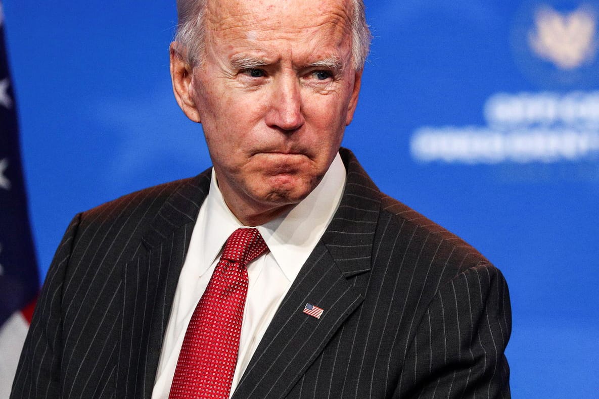 Joe Biden nach seinem Wahlsieg im November 2020 (Archivbild): Die Erwartungen an den neu gewählten US-Präsidenten waren hoch.