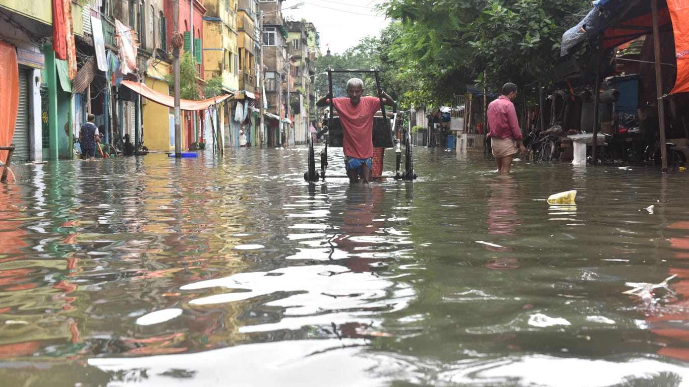Überschwemmungen in Bangladesch: In dem Land sind viele Regionen deutlich weniger lebenswert geworden.