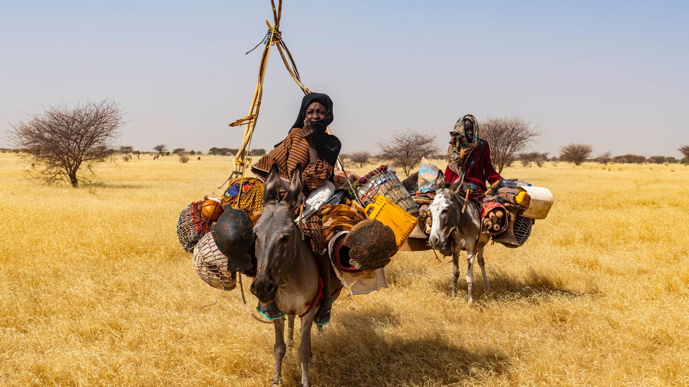 Die Wüste in der Sahelzone: Trockenheit und Dürre belasten die Menschen.