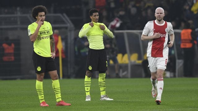 Nach einer 1:0-Führung musste sich Borussia Dortmund daheim Ajax Amsterdam noch geschlagen geben. Nach einer 1:0-Führung musste sich Borussia Dortmund daheim Ajax Amsterdam noch geschlagen geben.