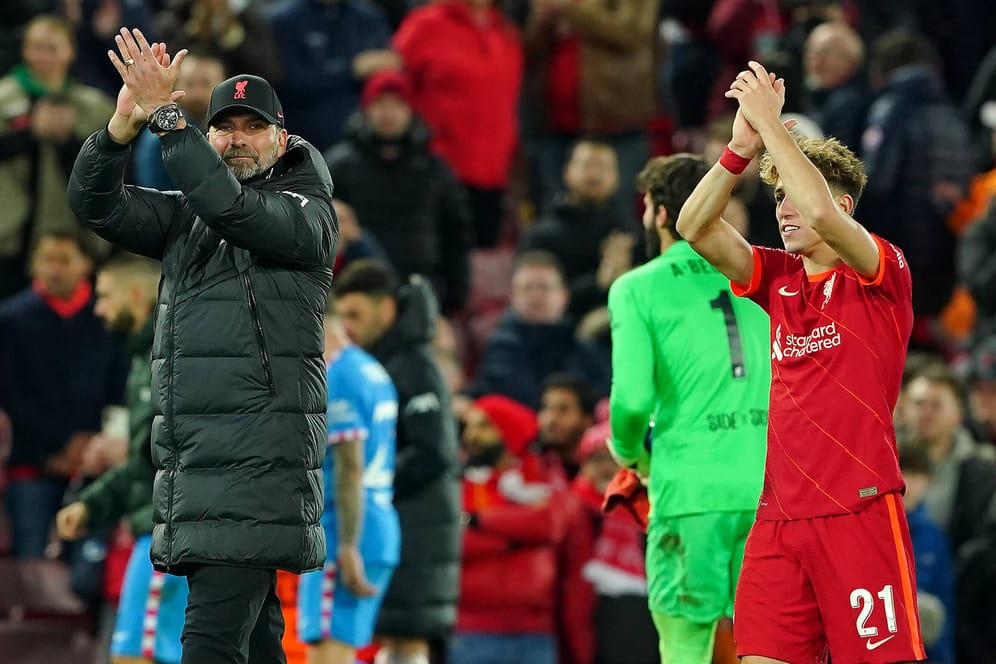 Freut sich über den Heimsieg: Liverpool-Coach Jürgen Klopp.