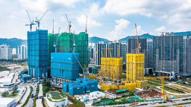 Chinas Bauboom (Symbolbild): Die Immobilienbranche könnte sich zum großen Sorgenkind Chinas entwickeln.