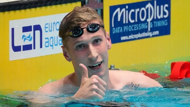 Florian Wellbrock holte sich den EM-Titel über die 1500 Meter.