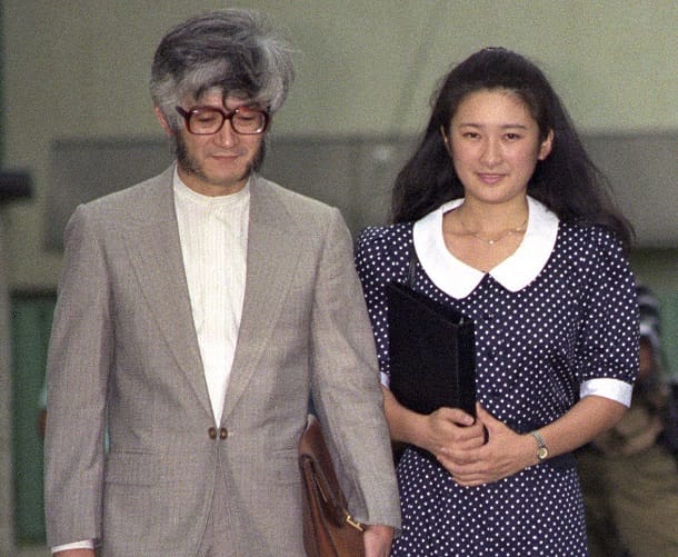 Kronprinzessin Kiko mit ihrem Vater: Tatsuhiko Kawashima wurde 81 Jahre alt.