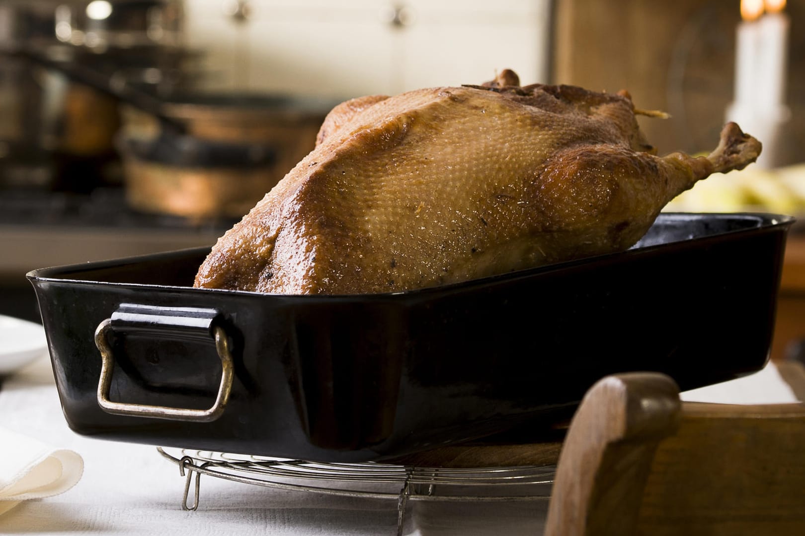 Traditions-Essen: Am Martinstag, dem 11. November, gibt es in vielen Haushalten einen Gänsebraten.