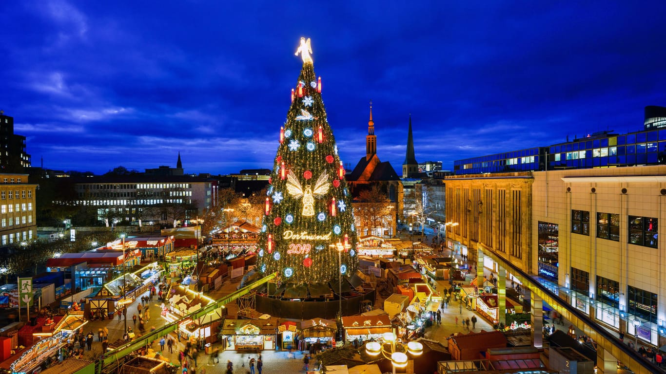 Dortmunder Weihnachtsstadt 2019: Im vergangenen Jahr gab es keinen Weihnachtsmarkt, jetzt soll es in Dortmund sogar schon früher losgehen als üblich.