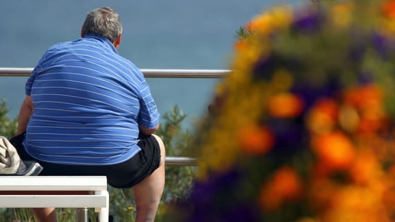 Krankhaftes Übergewicht: Immer mehr Menschen in Deutschland sind einer Studie zufolge fettleibig. Besonders hoch ist der Anteil bei den über 80-Jährigen.