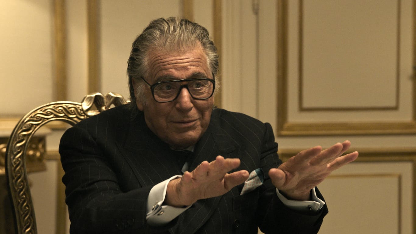 Al Pacino als Aldo Gucci in "House of Gucci": Der Film erzählt eines der finstersten Kapitel des Modeimperiums.
