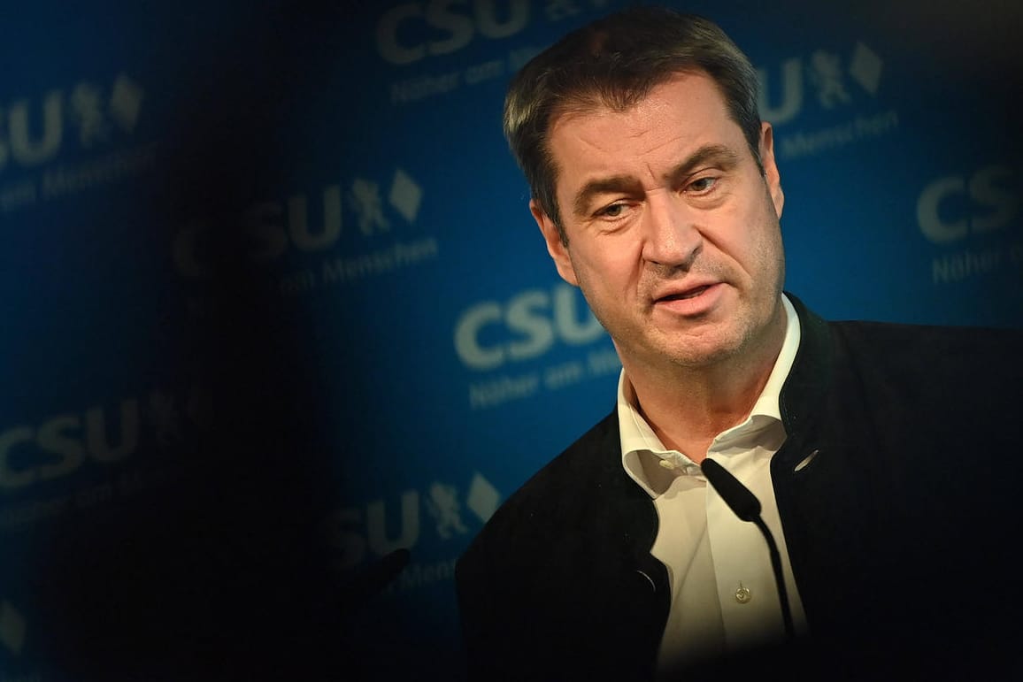 Markus Söder: Er wird am Samstag nicht bei "Wetten, dass..?" vor Ort sein.