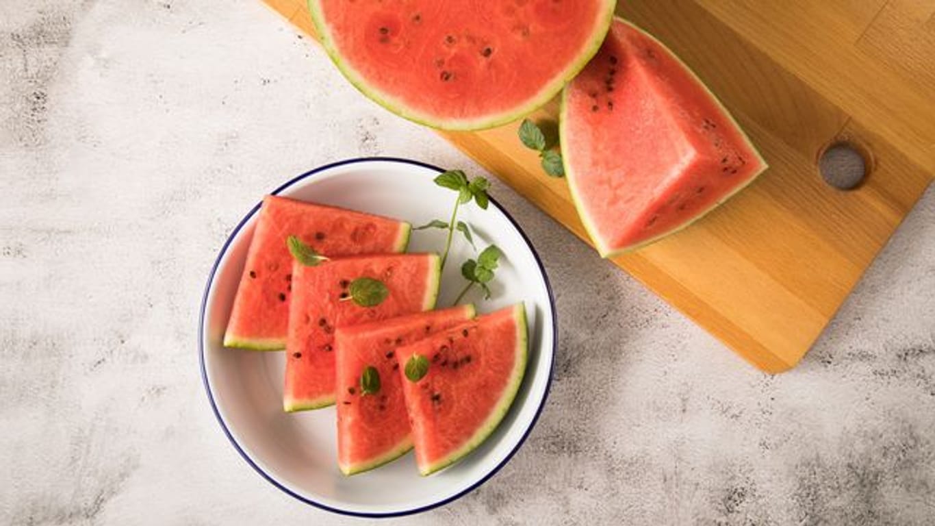 Wassermelonen sind vor allem an heißen Sommertagen ein beliebter Snack.