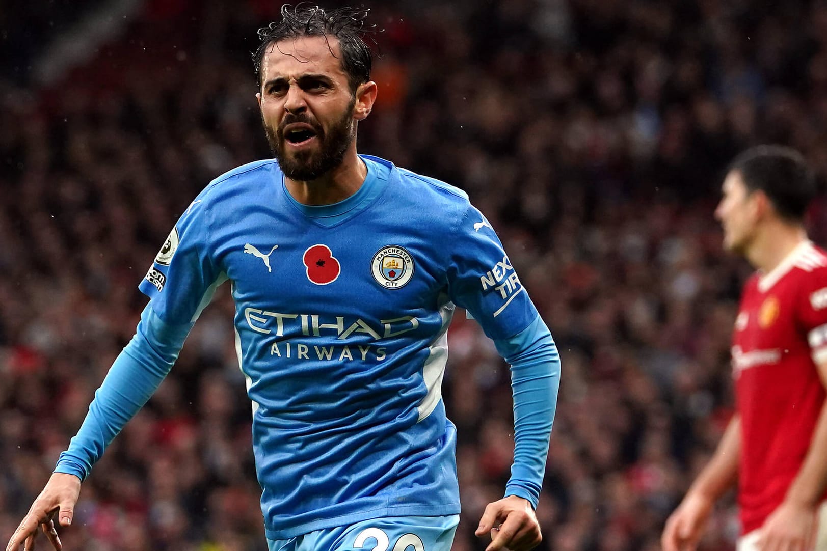 Bernardo Silva: Der Brasilianer erzielte das 2:0 für City im Manchester-Derby.