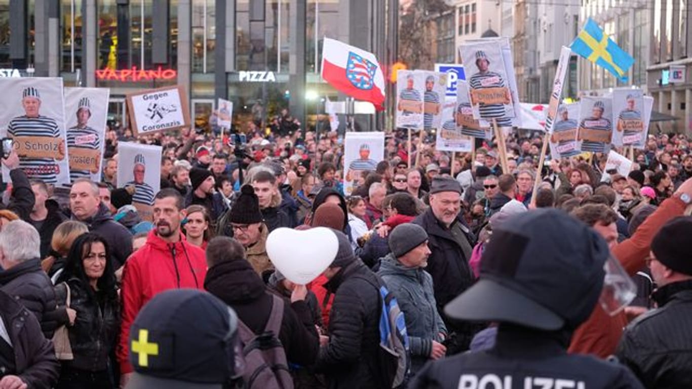 Querdenker-Demonstration Leipzig