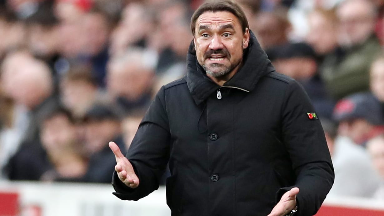 Nicht mehr an der Seitenlinie von Norwich City: Trainer Daniel Farke. Nicht mehr an der Seitenlinie von Norwich City: Trainer Daniel Farke.