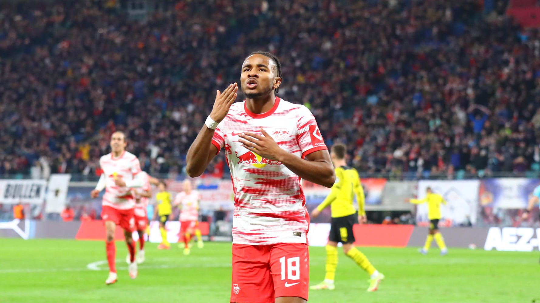 Ihn bekamen die BVB-Verteidiger nicht in den Griff: Leipzig-Star Christopher Nkunku.