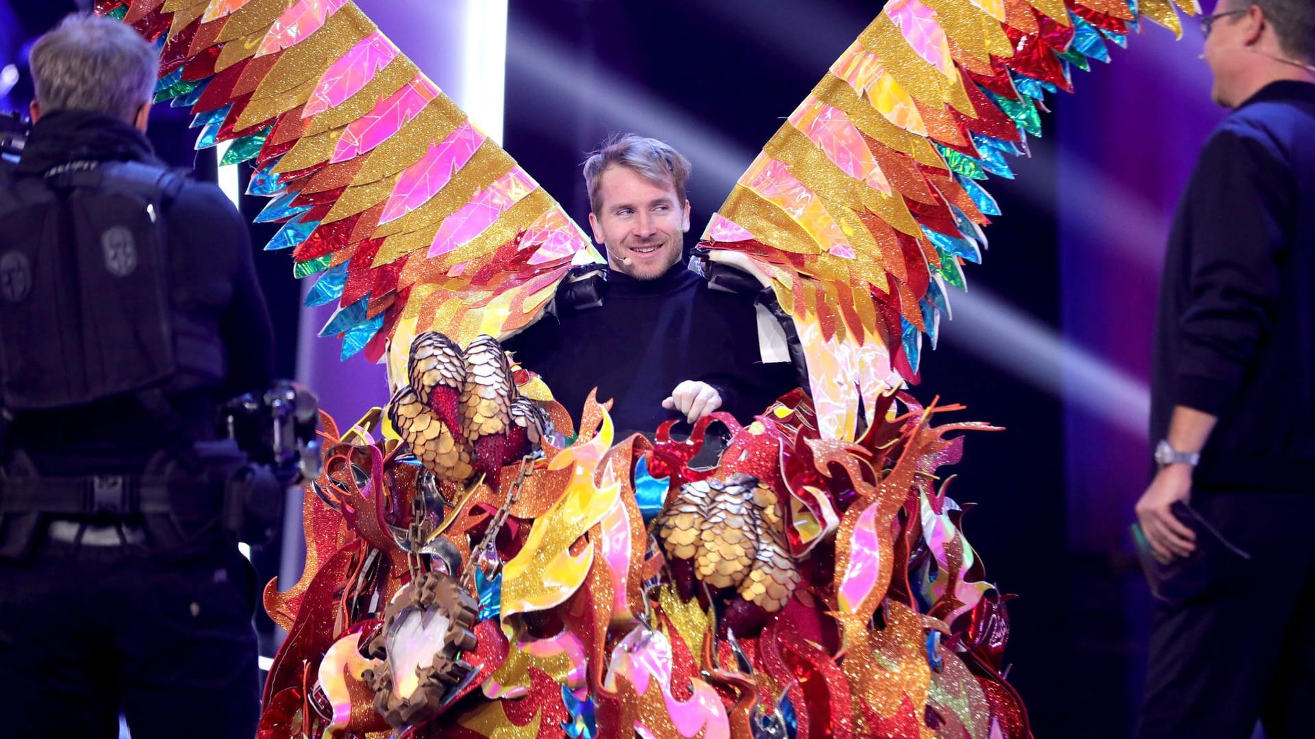 "The Masked Singer": Samuel Koch war der Phönix.