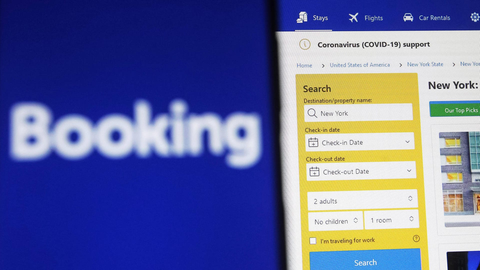 Booking.com: Es soll unter anderem klimafreundliche Reiseoptionen geben.