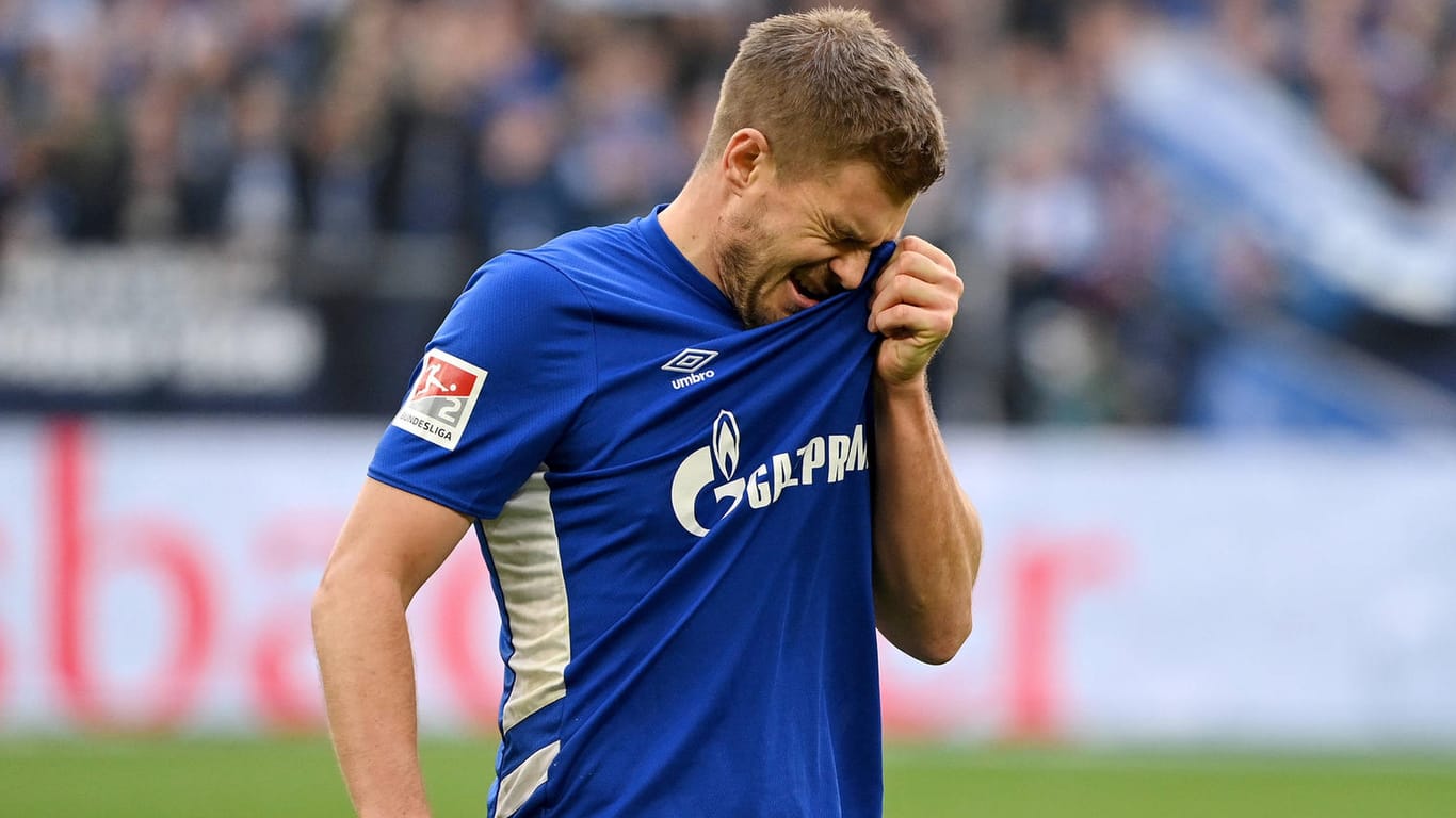 Simon Terodde: Der Stürmer verlor zum dritten Mal in Folge mit seinen Schalkern.