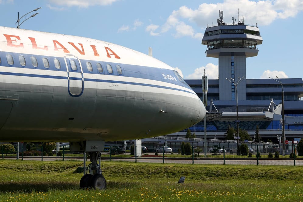 Flughafen von Minsk: Von dort reisen immer mehr Menschen aus dem Nahen Osten ein, um illegal in die EU zu kommen.