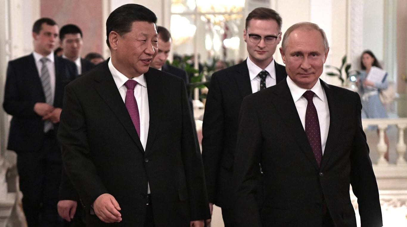 Xi Jinping und Wladimir Putin: Die Präsidenten von China und Russland gelten international als Bremser im Kampf gegen die Klimakrise.