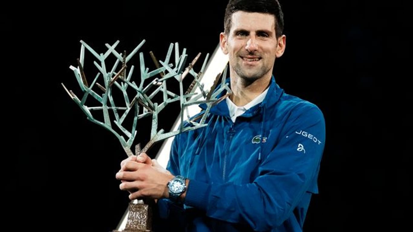 Novak Djokovic holte in Paris seinen insgesamt 37.