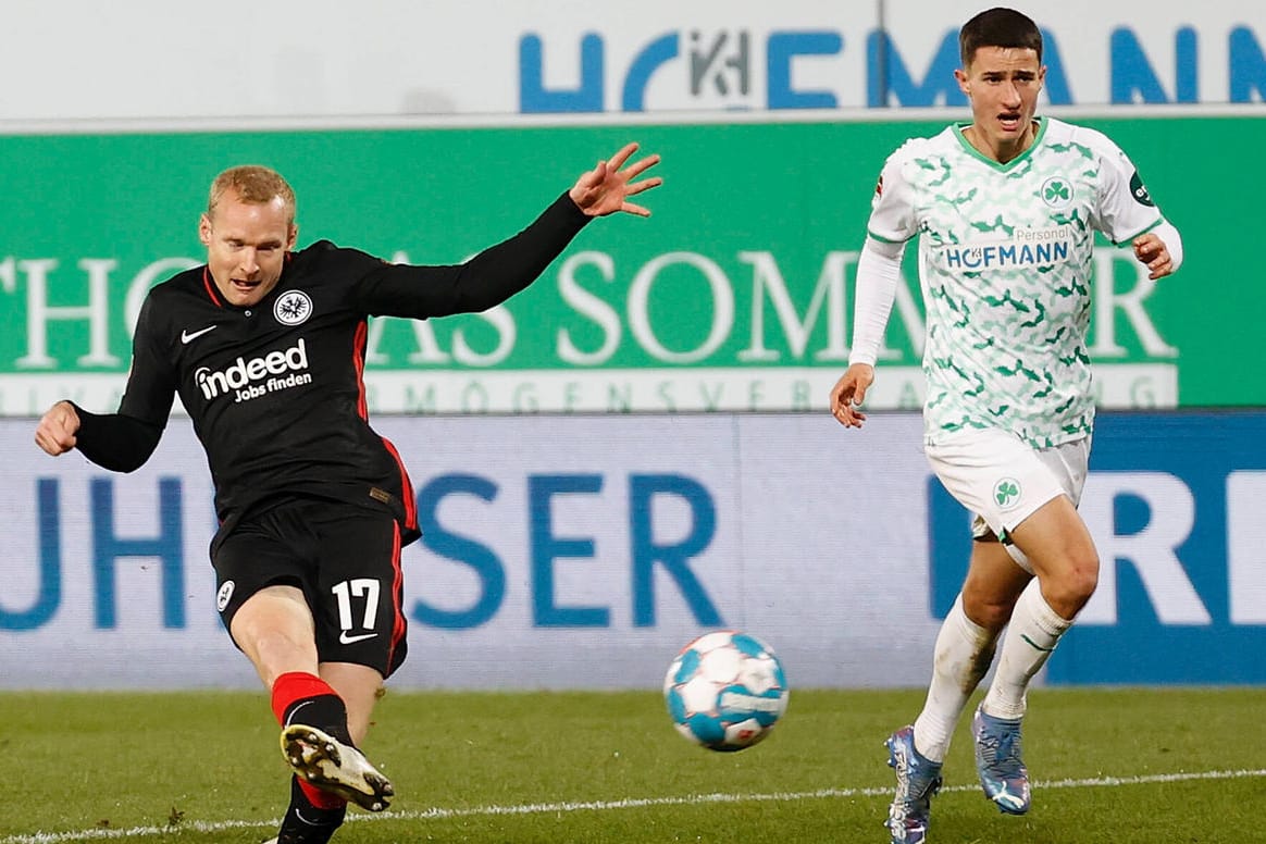 Sebastian Rode: Der Frankfurter Joker sorgte mit seinem Treffer für die Entscheidung gegen Fürth.