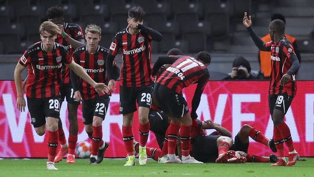 Leverkusen kam im Auswärtsspiel bei der Hertha zum späten Ausgleich.