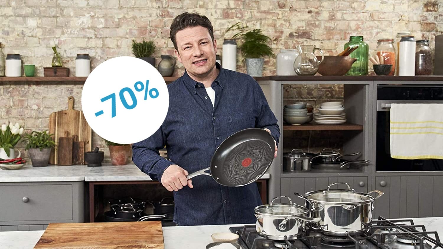 Amazon startet mit seinen frühen Black-Friday-Angeboten und reduziert die Bratpfanne von Tefal Jamie Oliver radikal!