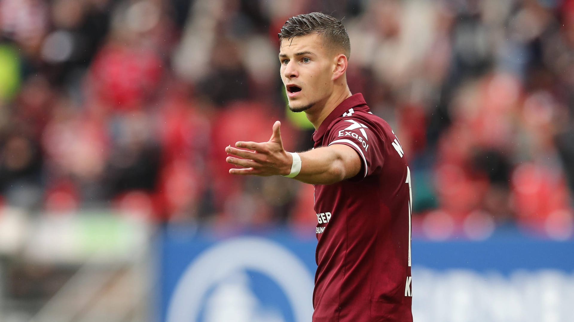 Tom Krauß 1.FC Nürnberg (Archivbild): Der Spieler hat sich mit dem Coronavirus infiziert.