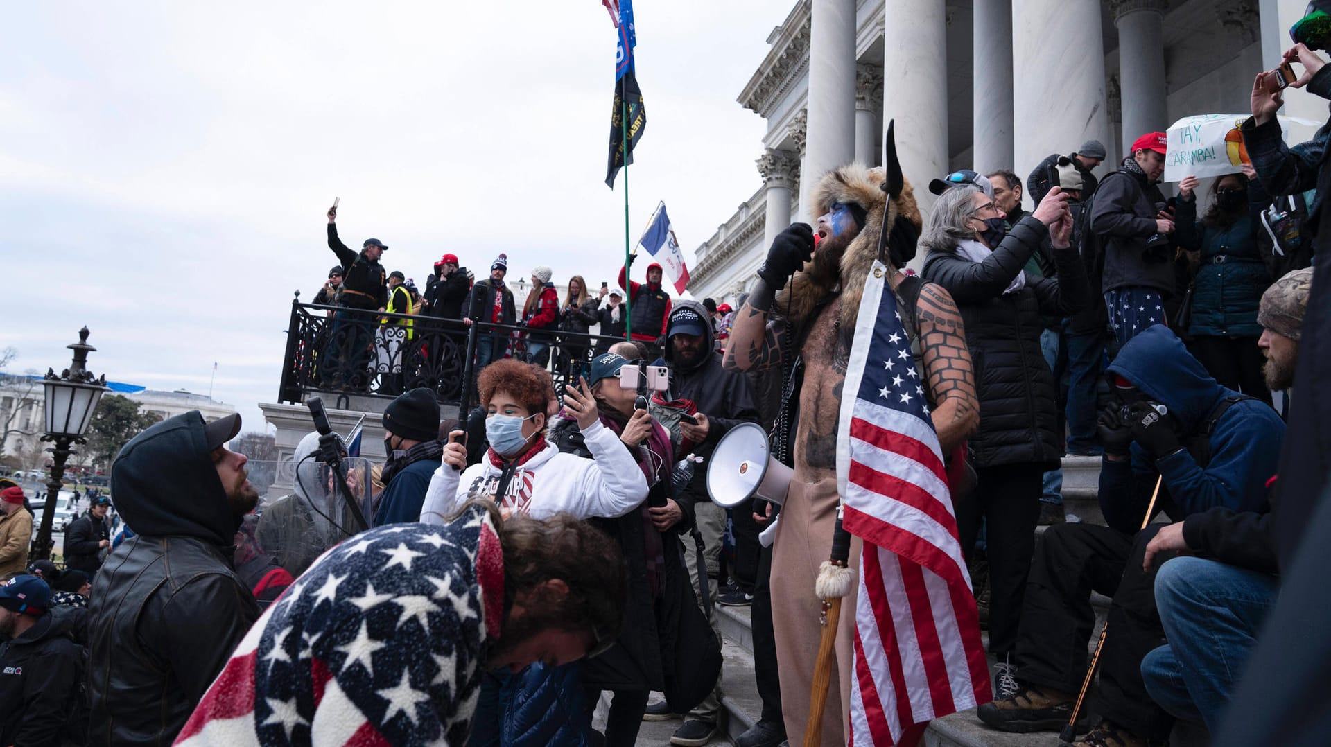 Washington: Im vergangenen Januar hetzte Donald Trump seine Anhänger zum Sturm auf das Kapitol auf.