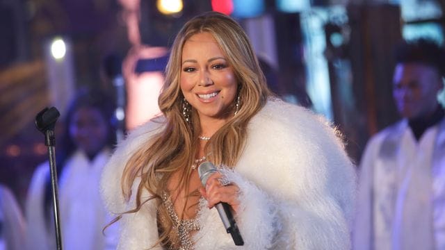 Glamour pur: Mariah Carey 2017 auf der Silvesterfeier am Times Square.