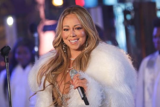 Glamour pur: Mariah Carey 2017 auf der Silvesterfeier am Times Square.