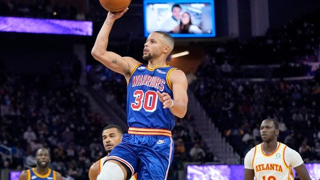 Überragte beim Warriors-Sieg gegen Atlanta: Stephen Curry.