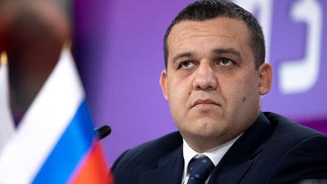 Umar Kremlev, Präsident des Internationalen Boxverbandes (AIBA). Umar Kremlev, Präsident des Internationalen Boxverbandes (AIBA).