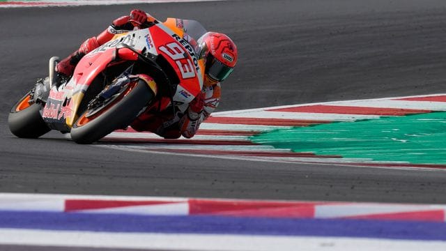 Der Spanier Marc Marquez leidet an Sehstörungen.